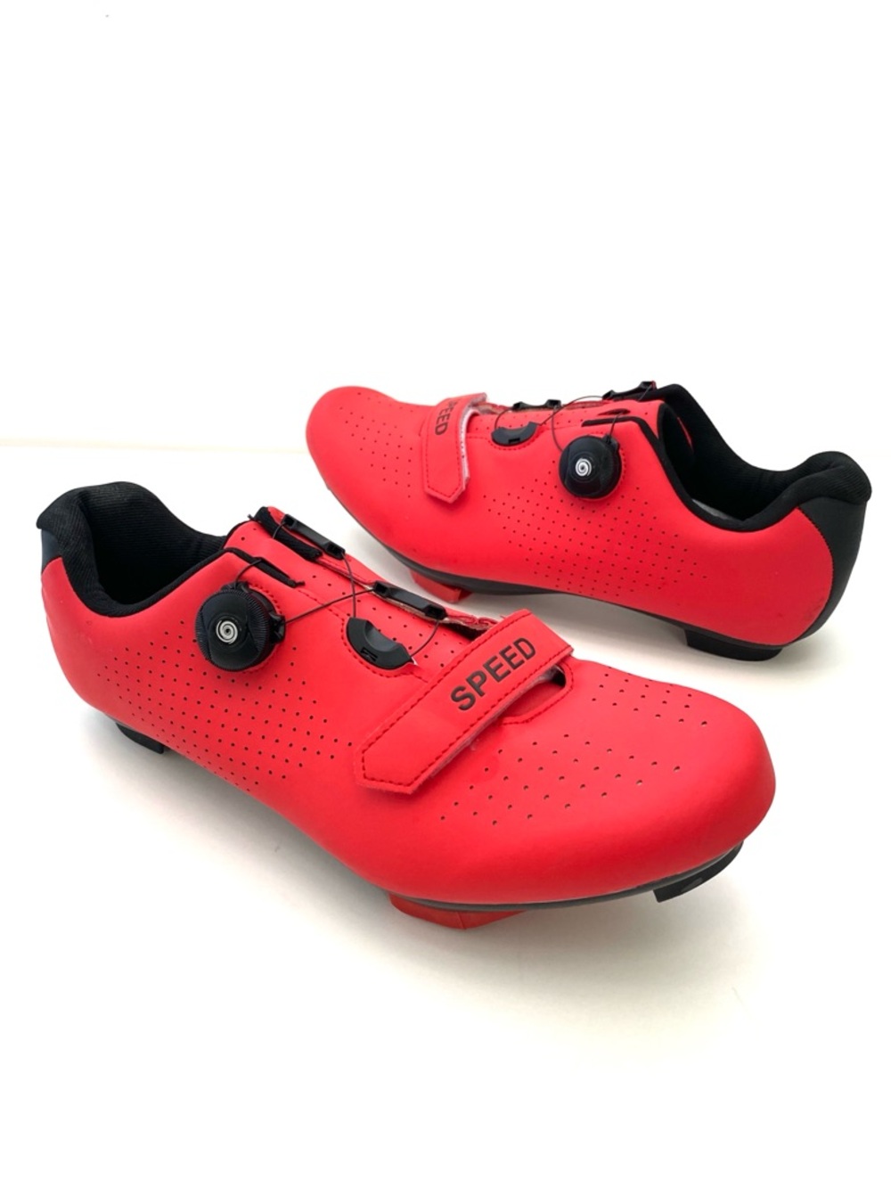 SPEED Betoosen Men's Red Cycling Shoes Sz 45